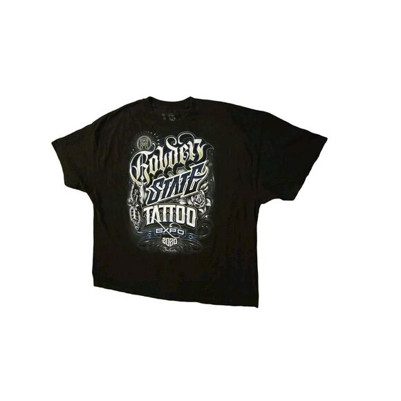 Ogabel Hip Hop T-Shirt Men's 4XL Tattoo Expo 2020 Inked Chicano Loose - Picture 1 of 5